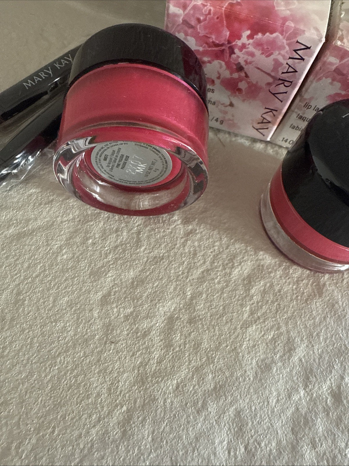 Mary Kay Lip Lacquer Pink Pagoda 2 Pack with Lip Brush - Lip Makeup Set
