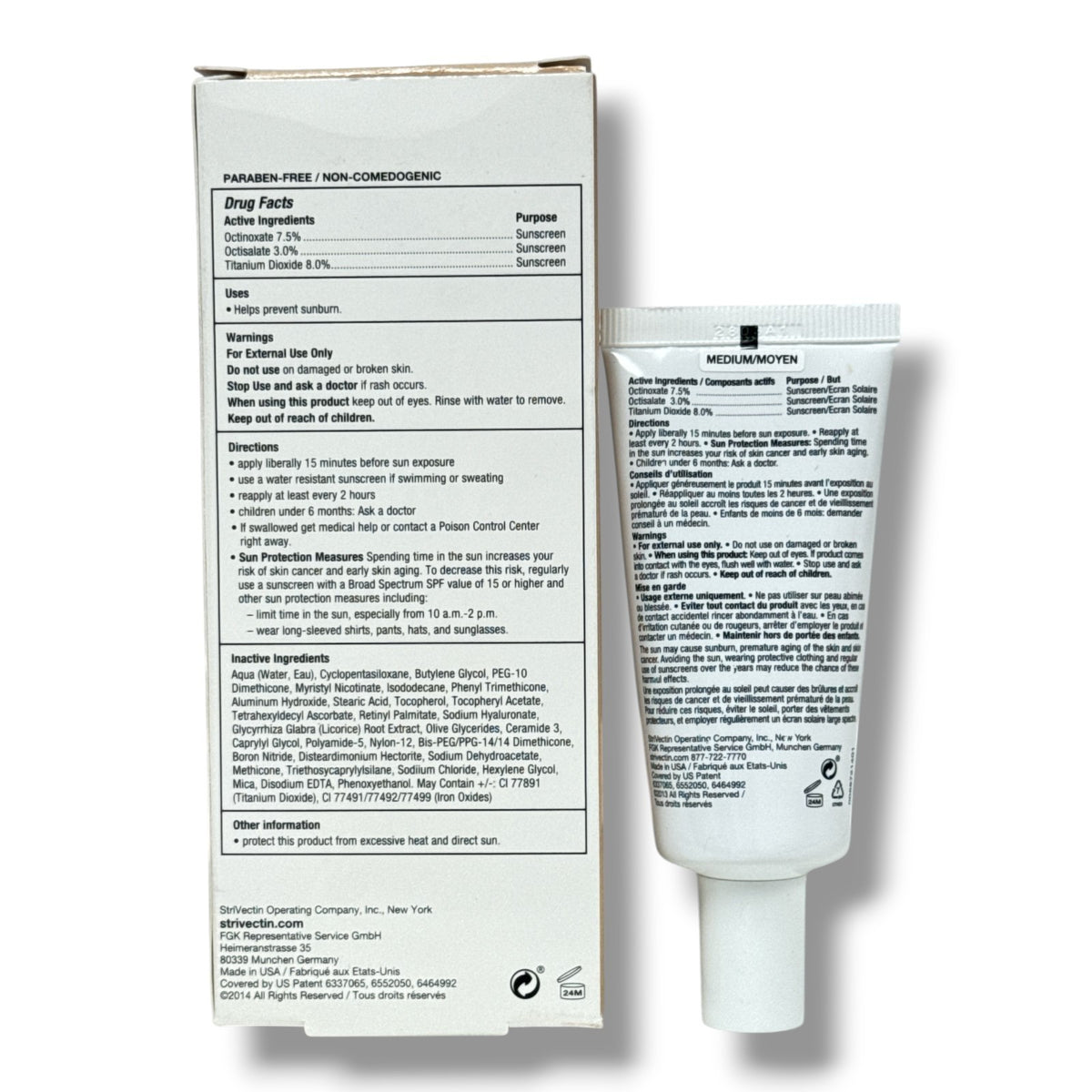 Anti-Aging Face Tint SPF30 Medium - Corrector & Broad Spectrum Sunscreen