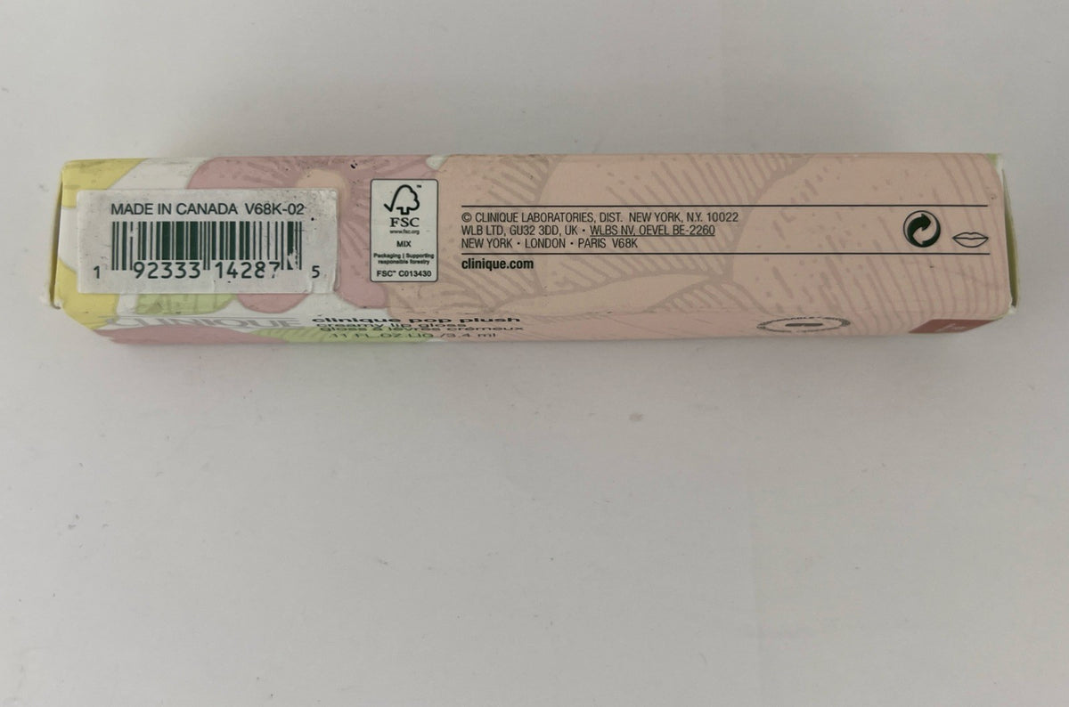 Clinique Lip Gloss Chiffon Pop 0.11 oz Full Size - Creamy, Hydrating Lip Shine