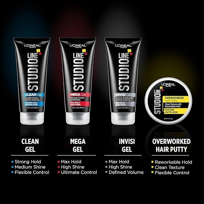 L'Oreal Studio Line Hair Gel - Strong Hold, 6.8 fl oz