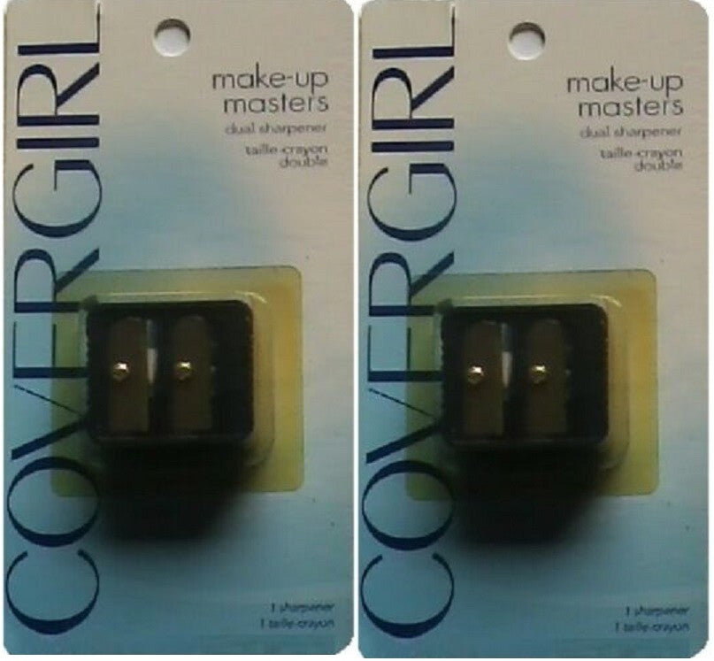 Makeup Masters Eye & Lip Pencil Sharpener – Original Dual Sharpener (2 Pack)