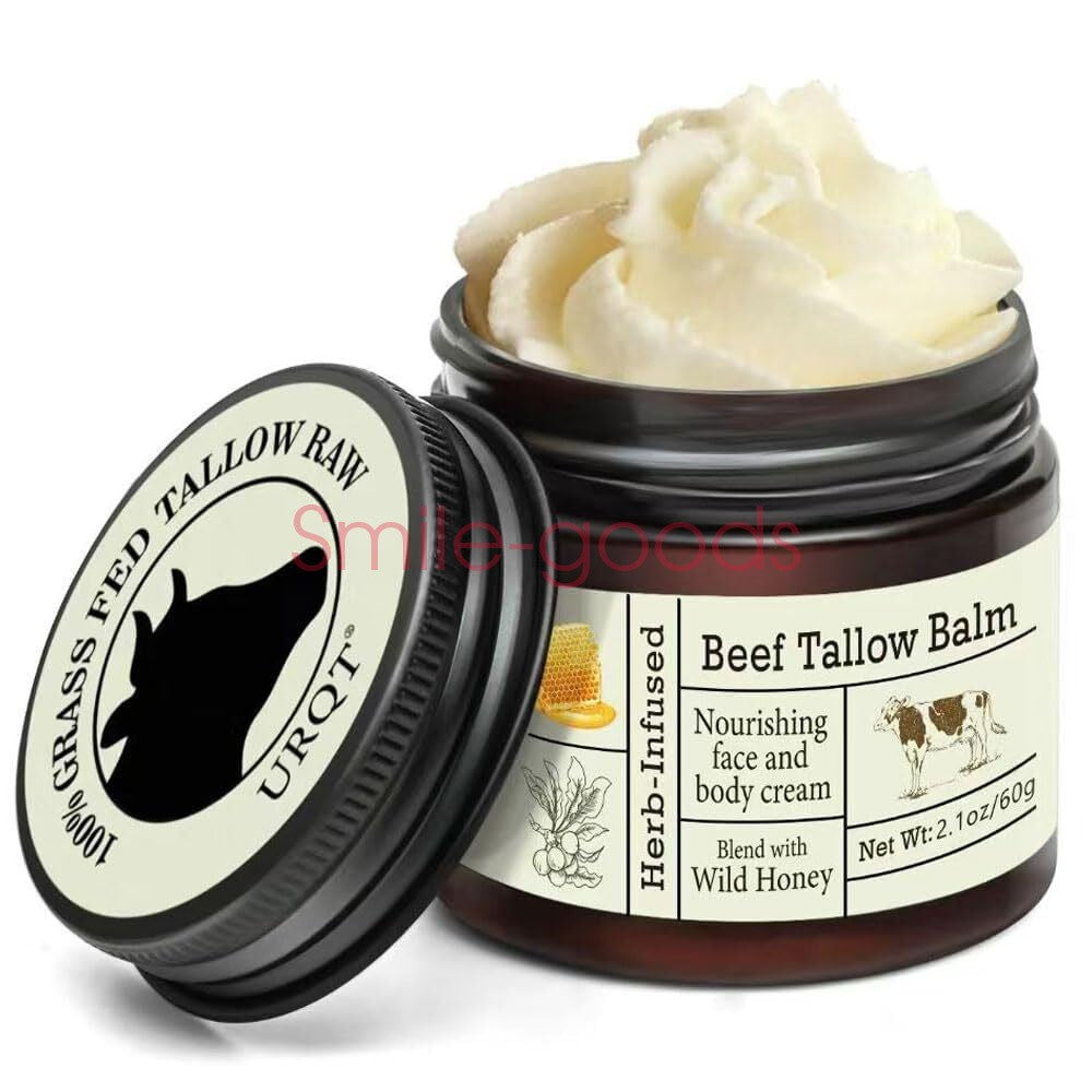Organic Grass-Fed Beef Tallow Balm - Face & Body Moisturizer