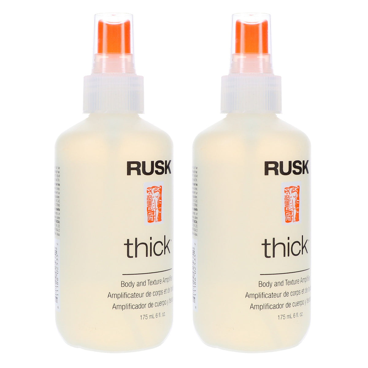 Rusk Thick Body & Texture Amplifier 6 oz Pack for Fine Hair Volumizing