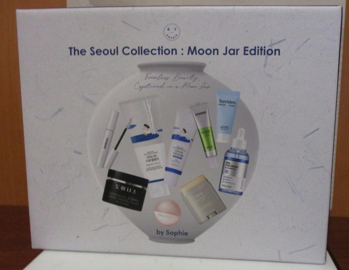 By Sophie Seoul Collection Moon Jar Skincare Set - 9 Piece K-Beauty Routine