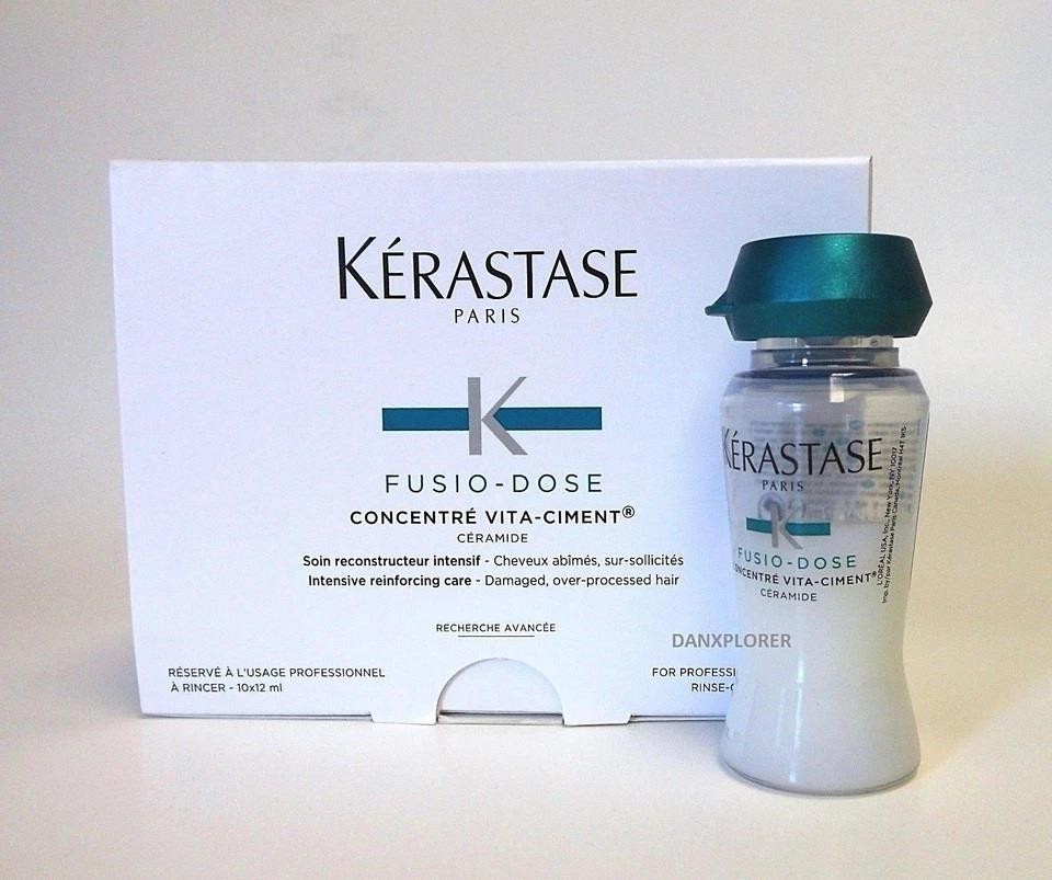 Kerastase Fusio Dose Concentre Vita-Ciment Hair Treatment Box of 10 Vials