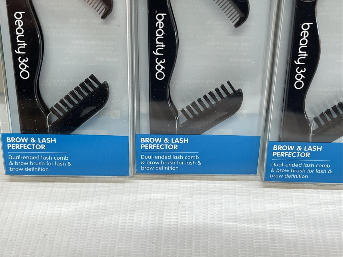 Beauty 360 Brow & Lash Brush Perfector - Eyebrow & Eyelash Grooming Tool