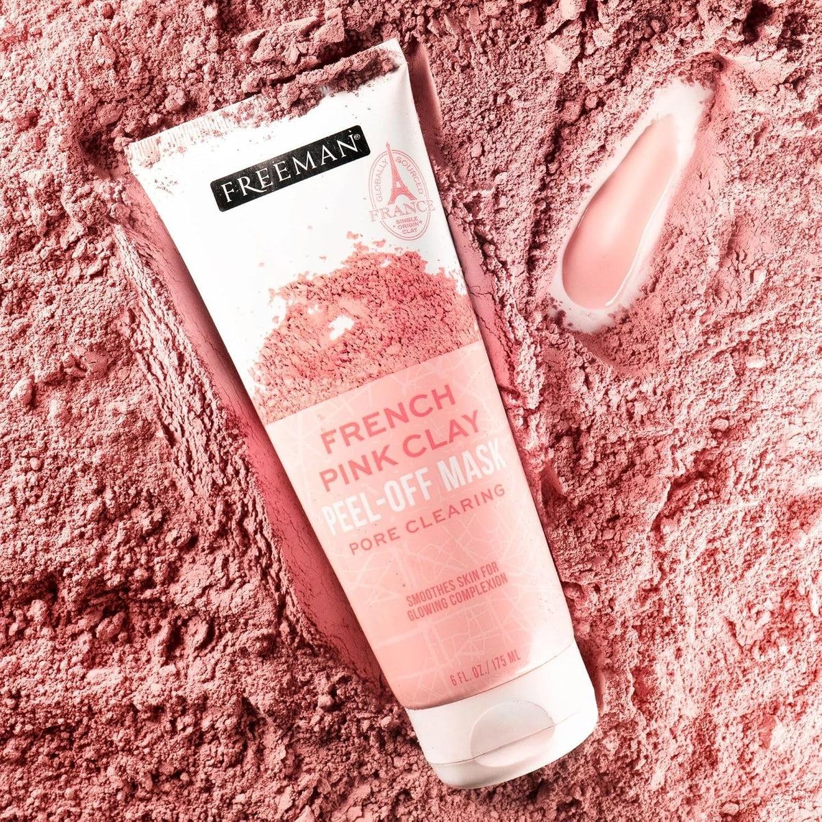 Pink Clay Facial Mask for Pore Cleansing & Detox - 175ml
