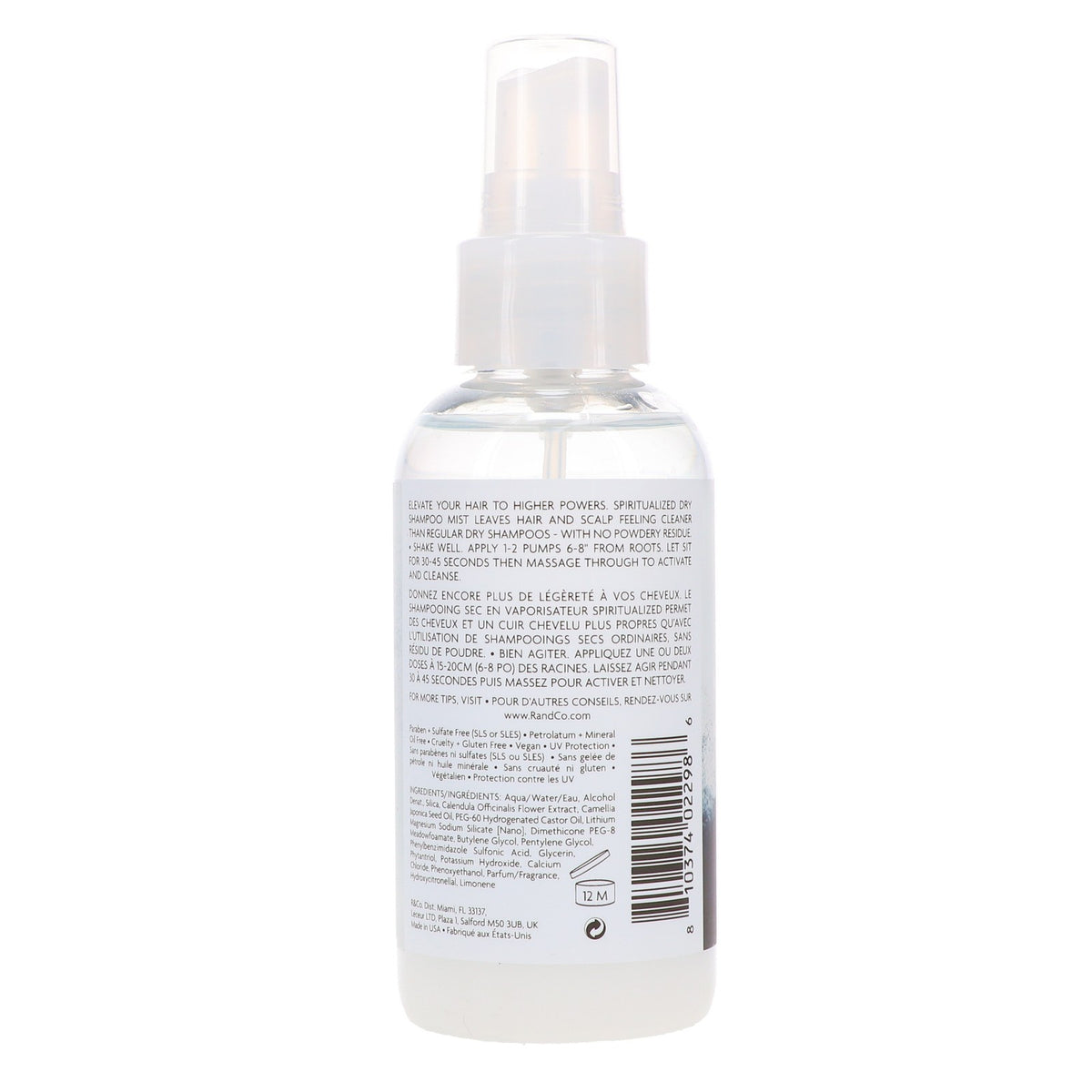 Dry Shampoo Mist - 4.2 oz Hair Care for Fresh, Clean Hair