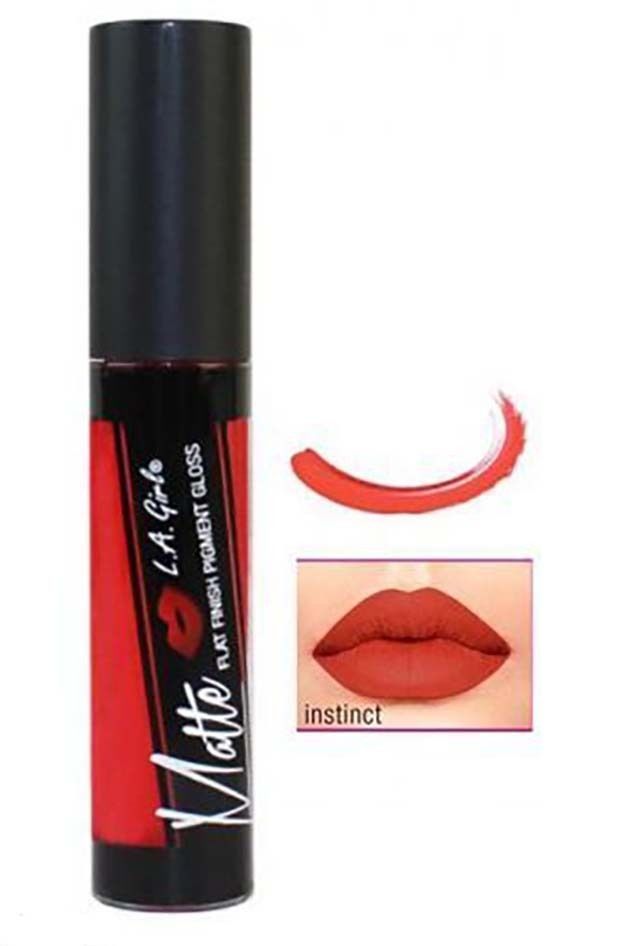 Lip Gloss Set - Matte Flat Finish Pigment Lipstick 3-Pack, Long Wear