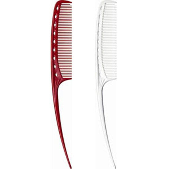 Y.S. PARK Moon Tail Comb Red - Professional Hair Styling Tool