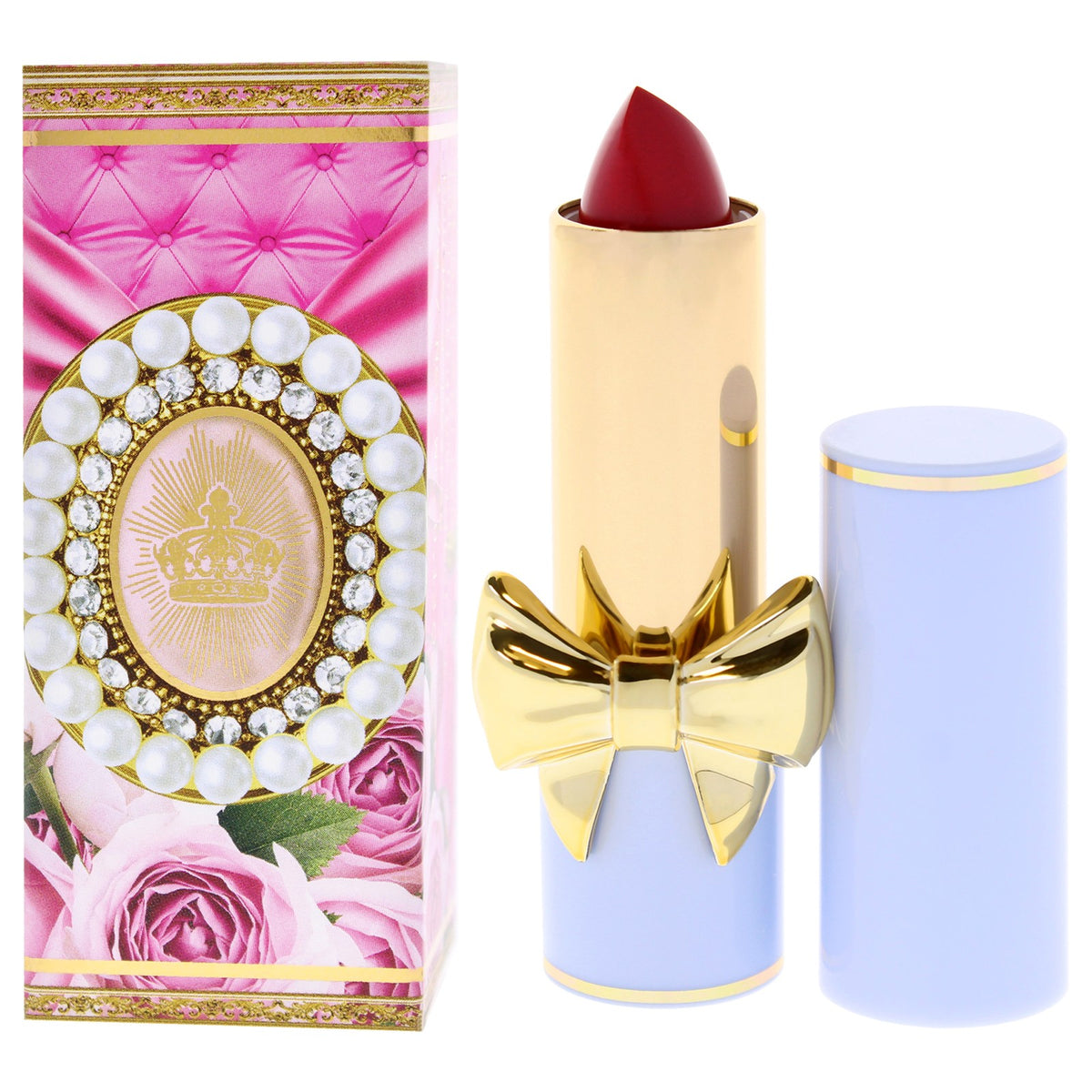 Weightless Satin Lipstick with Botanical Collagen - 0.13 oz - Raspberry Shade