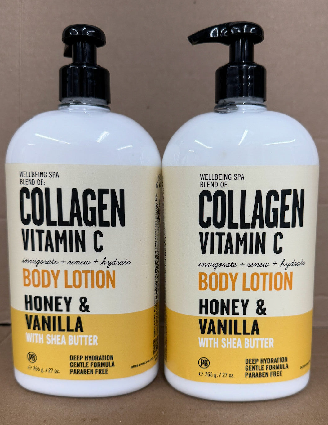Collagen Body Lotion with Vitamin C, Honey & Vanilla, 27oz