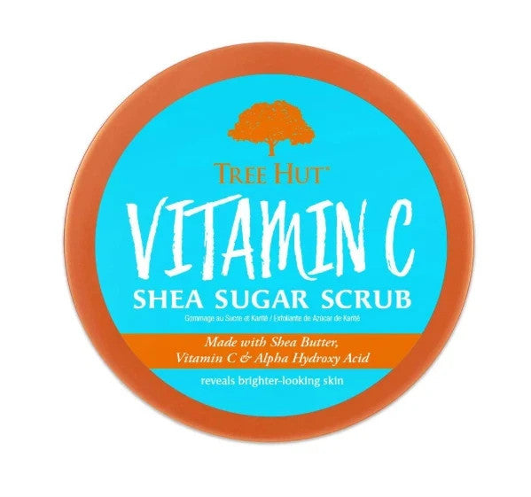 Tree Hut Vitamin C Shea Sugar Scrub, 18 Oz Exfoliating & Hydrating