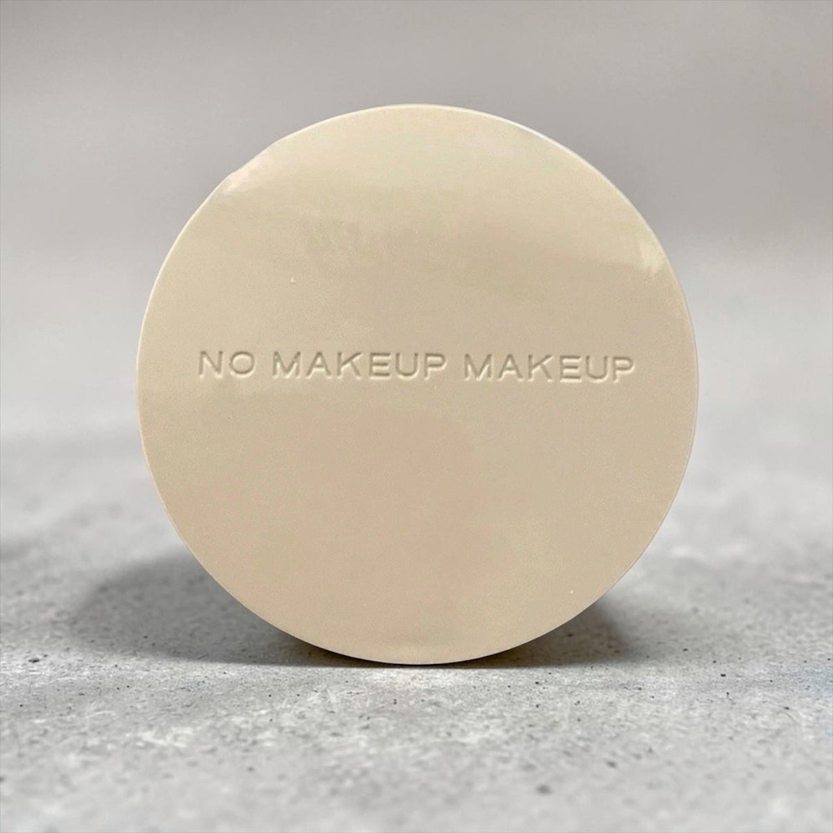 No Makeup Foundation Almond Cream with Brush - Buildable, Long-Wear Face Makeup