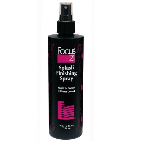 Focus 21 Splash Finishing Spray - Extra Firm Hold & Shine, 12 Fl Oz