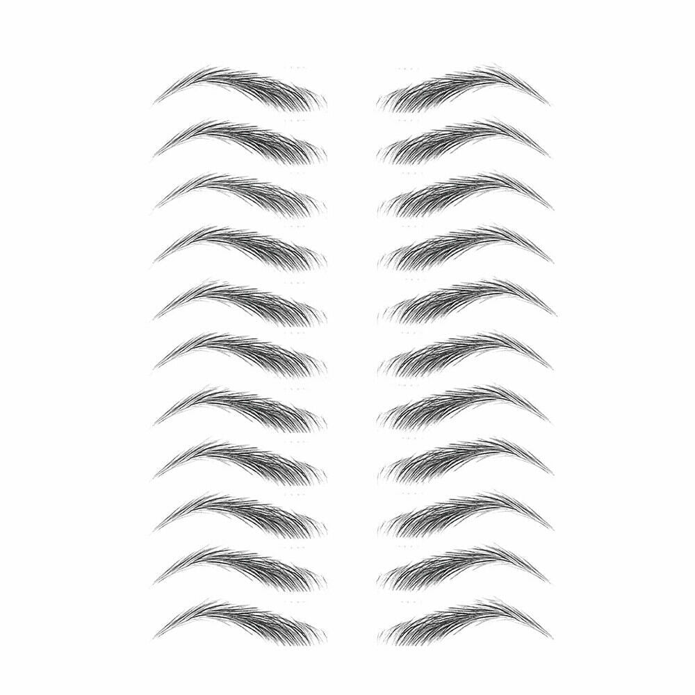 Waterproof Hair-Like Eyebrow Tattoo Stickers - Natural Full-Brow Enhancer