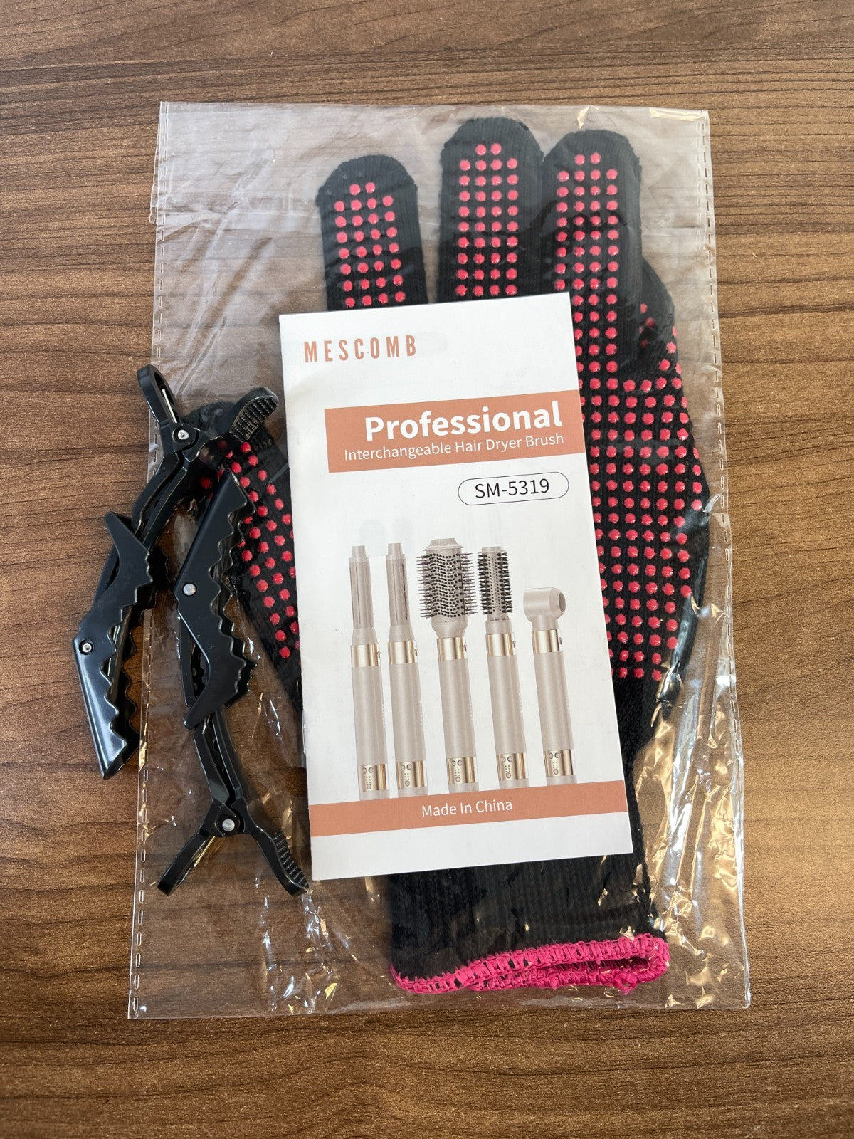 Mescomb 5-in-1 Air Styling and Drying System with Interchangeable Attachments