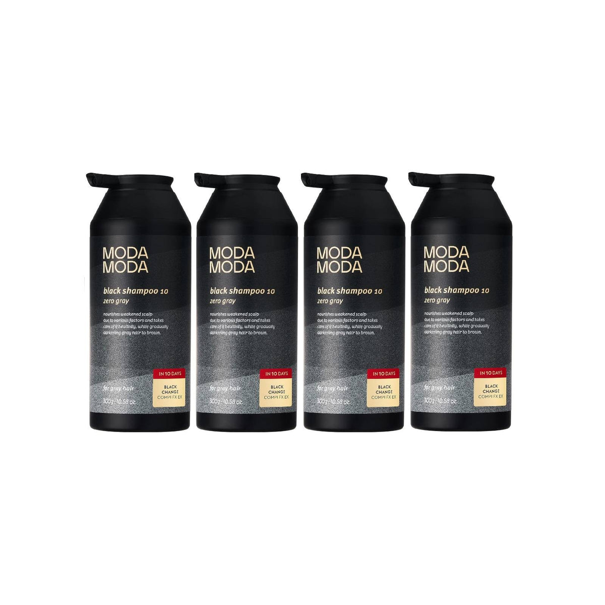 Darkening Hair Shampoo for Gray Hair - Natural Black Color & Nourishment