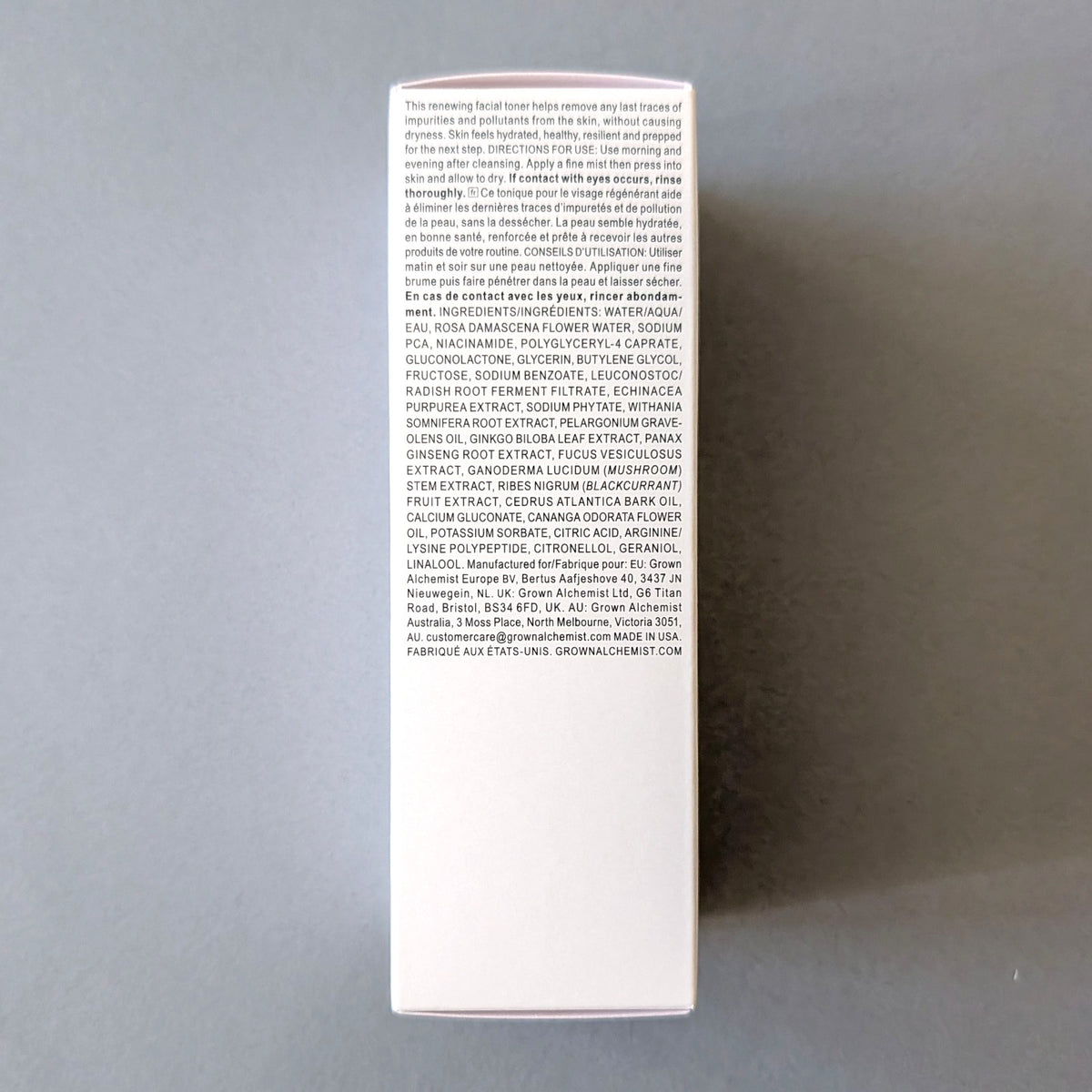 Hydrating Skin Renewal Toner Mist with Rose Damascena & Niacinamide - 3.3oz
