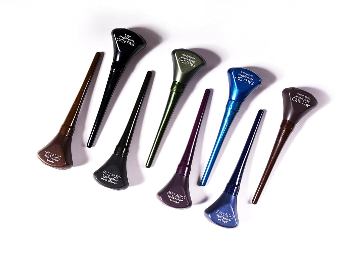 Waterproof Liquid Eyeliner with Fine Felt Tip - Highly Pigmented & Smudge-Proof for Dramatic Eyes