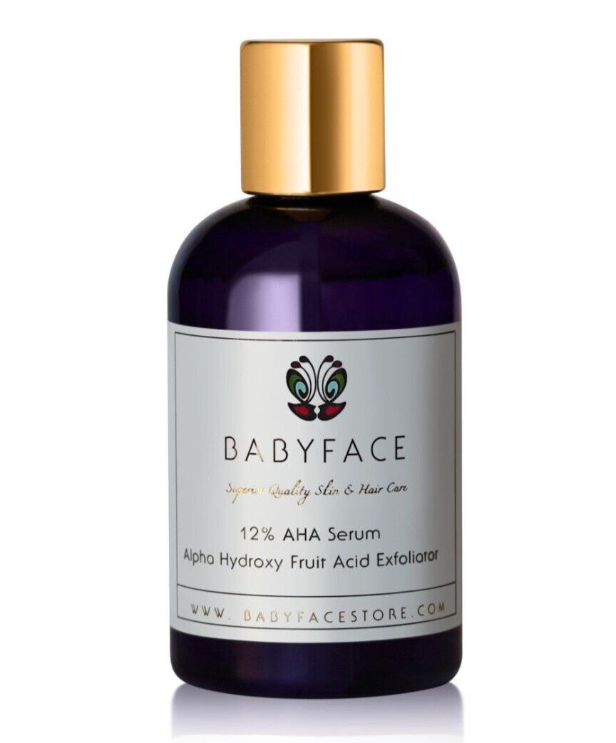 Ex-Strength 12% AHA Serum, Glycolic, Hyaluronic Acid = Smooth Skin by