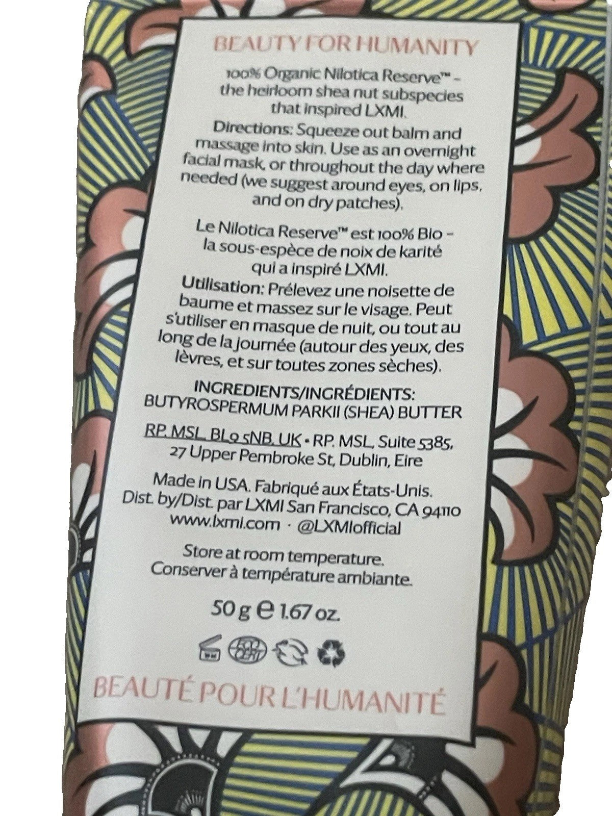 LXMI Pure Nilotica Melt Balm to Oil