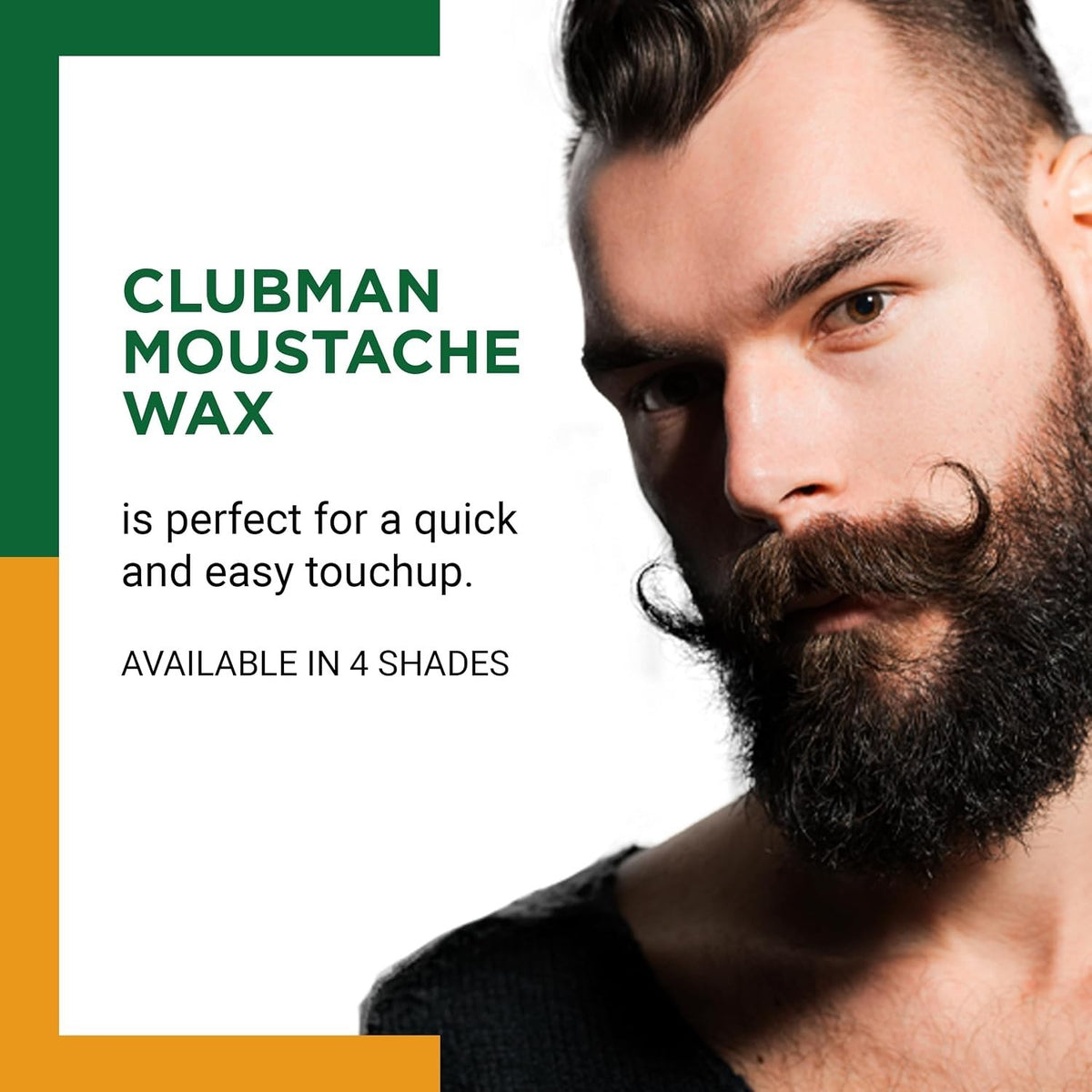 Men's Mustache Wax Strong Hold Neutral Color 0.5 Oz Grooming Product