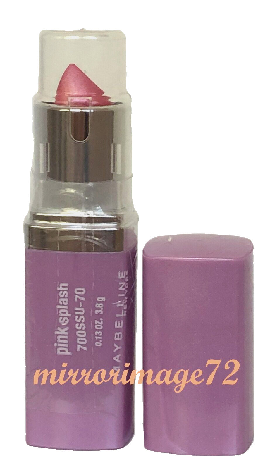 Maybelline Wet Shine Diamonds Lipstick #70 Pink Plash - Rare, High Shine, Moisturizing