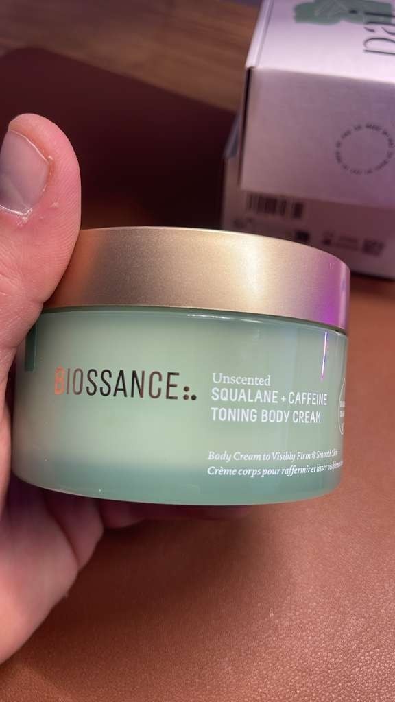 Biossance Squalane + Caffeine Toning Body Cream 200ml 6.7oz NEW