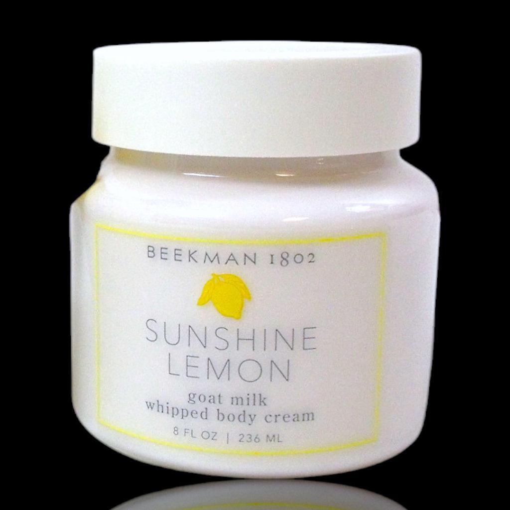 Goat Milk Whipped Body Cream 8oz - Sunshine Lemon