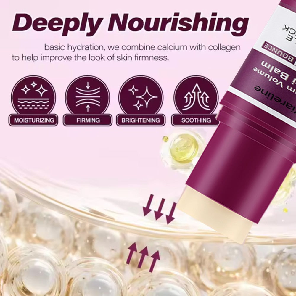 Calcium Collagen Plumping Balm Stick for Neck Face & Eye Deep Moisturizing Set