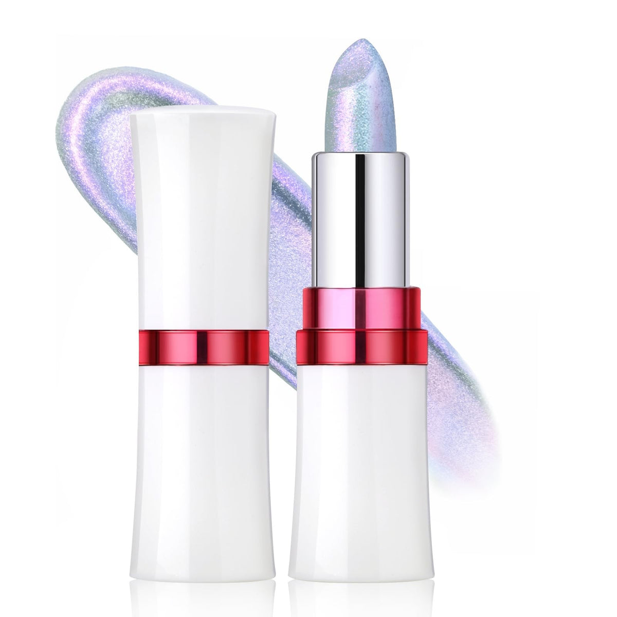 Chameleon Color-Shifting Glitter Lipstick - Silver Pink 0.12oz