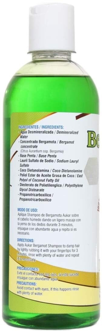 Bergamot Shampoo 500ml + Hair Oil 120ml Set