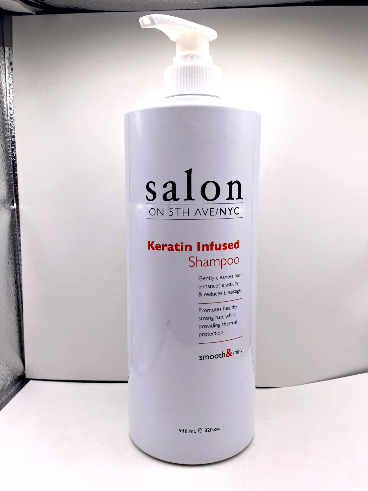 Keratin Infused Shampoo 32oz for Salon & Daily Hair Care