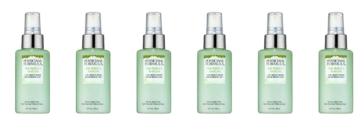 Physicians Formula Matcha 3-in-1 Beauty Water - Hydrating Toner, 3.4 fl oz, 6 Pack