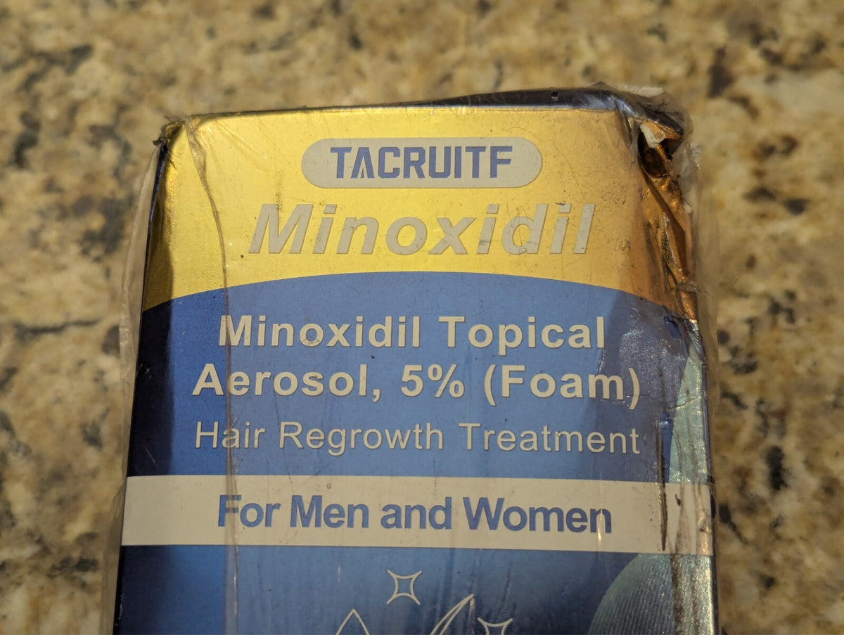 Topical Aerosol Foam Hair Regrowth Treatment Men Women 4.22 oz NOB