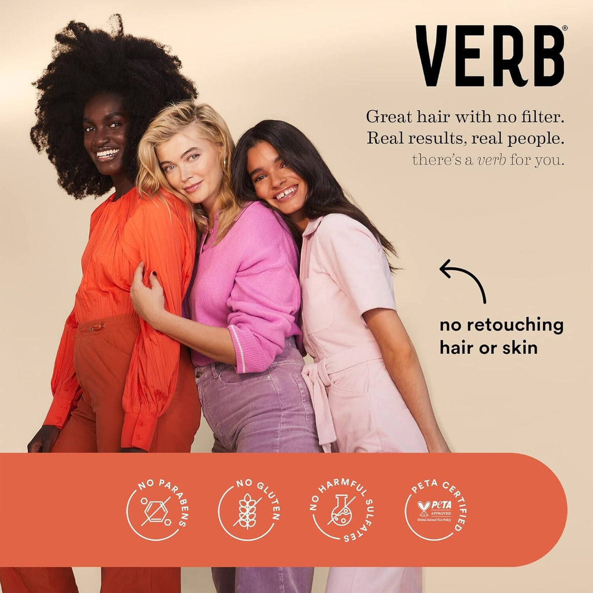 Verb Ghost Shampoo 1L - 6 Pack, Nourishing & Frizz Control for All Hair Types