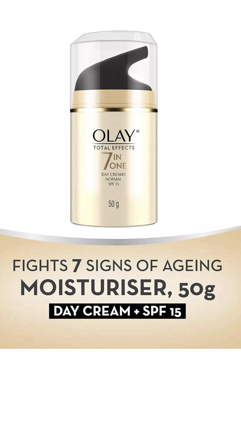 Anti-Aging Skin Day Cream SPF 15 Normal 50g - 7-in-1 Moisturizer for Mature Skin