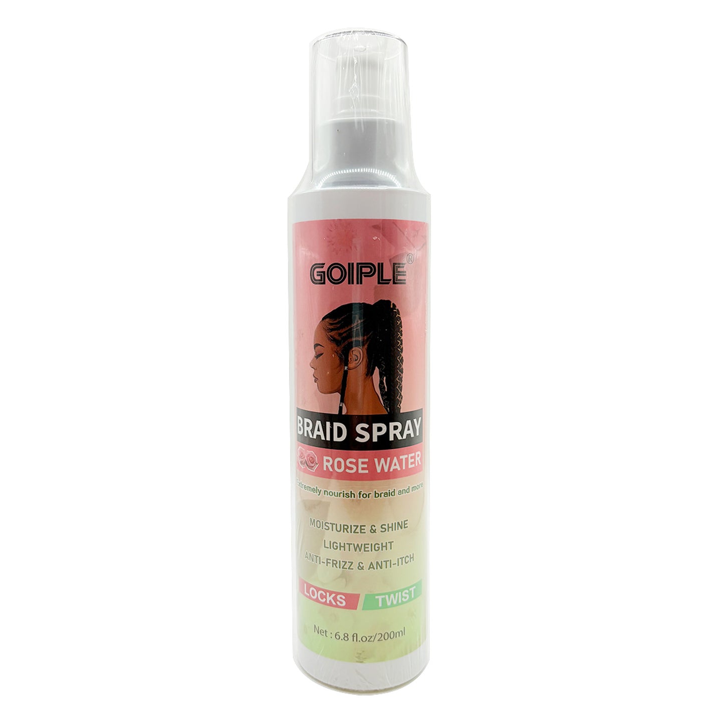 Hydrating Rose Water Braid Spray for Hair & Scalp Moisturizer - 6.8oz