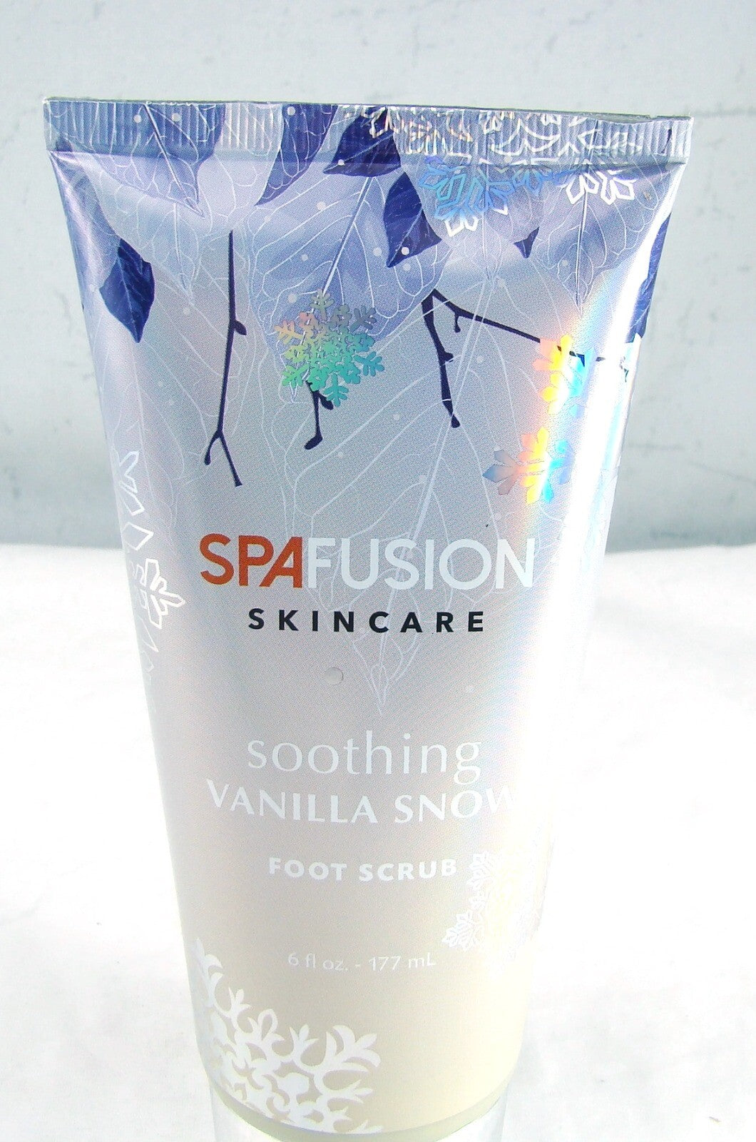 Spa Fusion VANILLA SNOW Foot Scrub 6 oz., 177 ml NEW NWOB