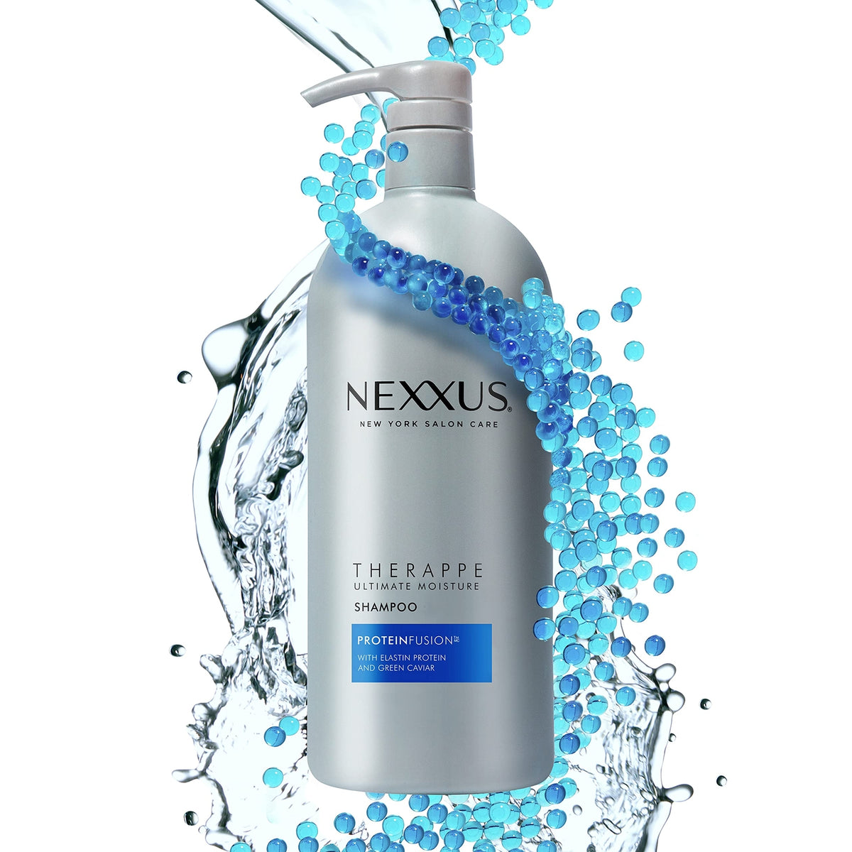 Nexxus Moisturizing Shampoo & Conditioner for Dry Hair Silicone-Free - Salon-Quality Repair & Hydration
