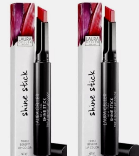 Lipstick and Lip Gloss Combo - Hydrating Poppy Red Lip Color