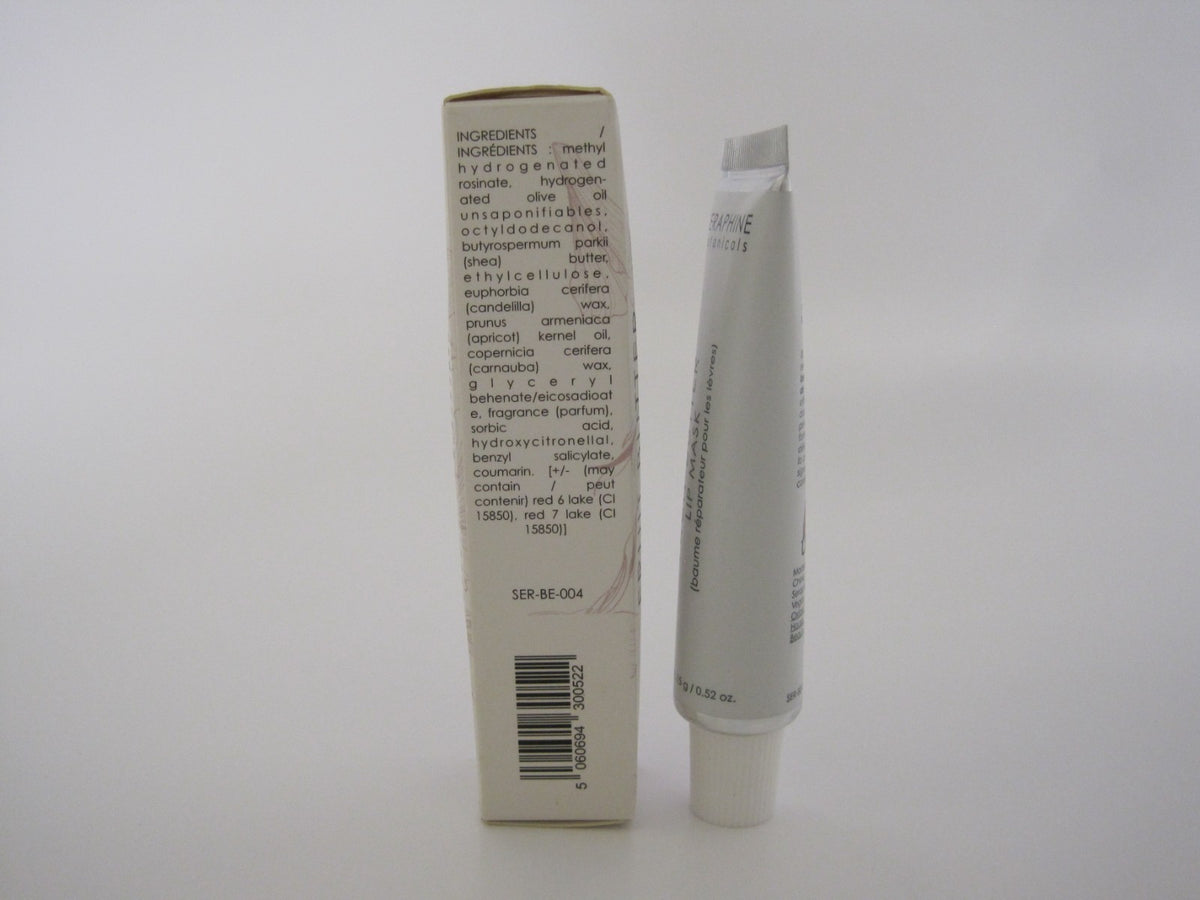 Vegan Lip Mask with Fruit Butter, Hydrating & Nourishing, 0.52 Fl Oz