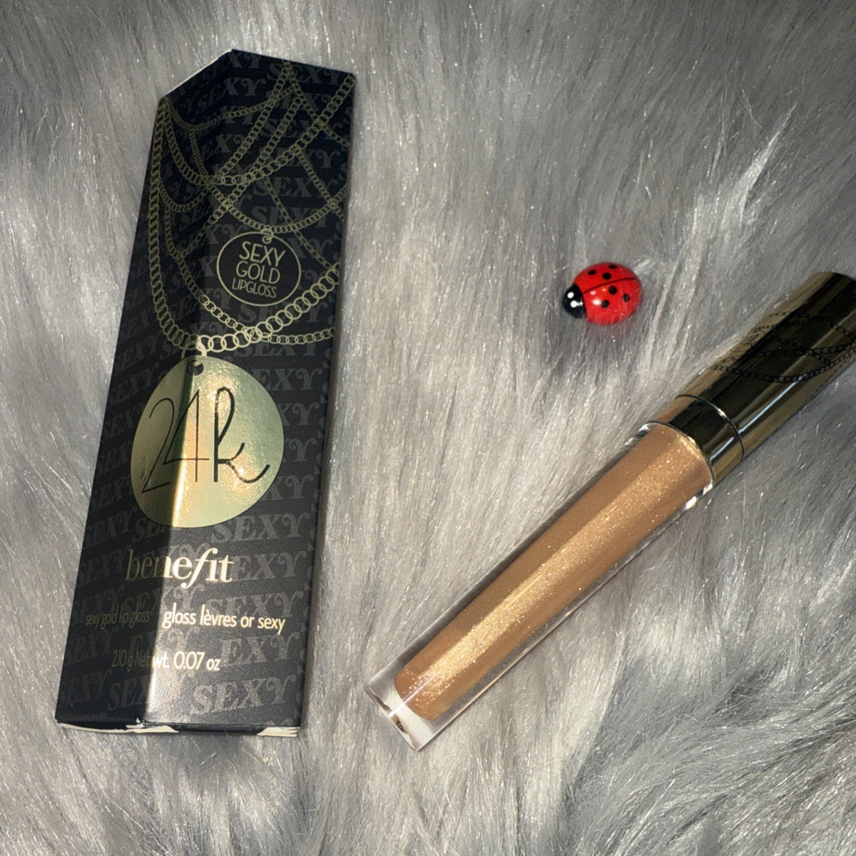 Benefit Rare Gold Lip Gloss 24K - Discontinued Luxury Lip Shine