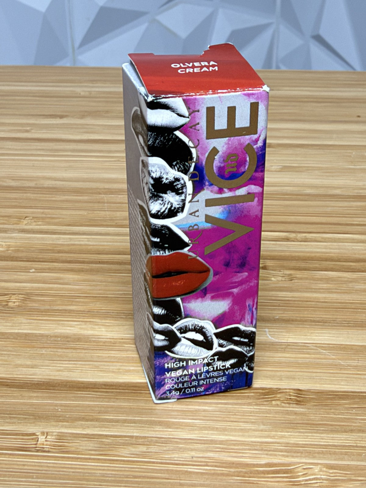 Vegan Lipstick Olvera Cream 0.11 oz - Damaged Box