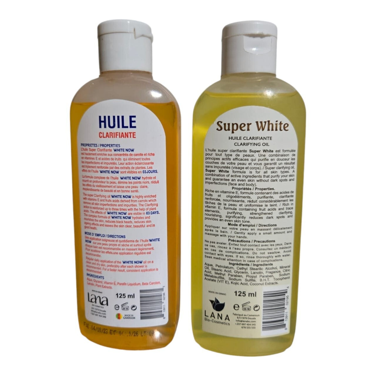 White Now Clarifying Super Rapid Oil with Coconut Extract - 125ml