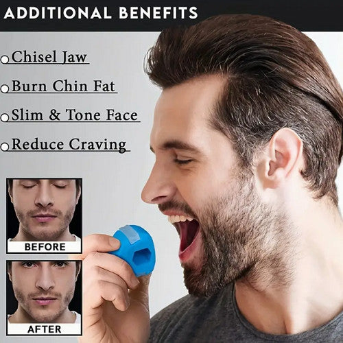 3PC Jawline Exerciser Set - Facial Muscle Toning & Face Sculpting Tool