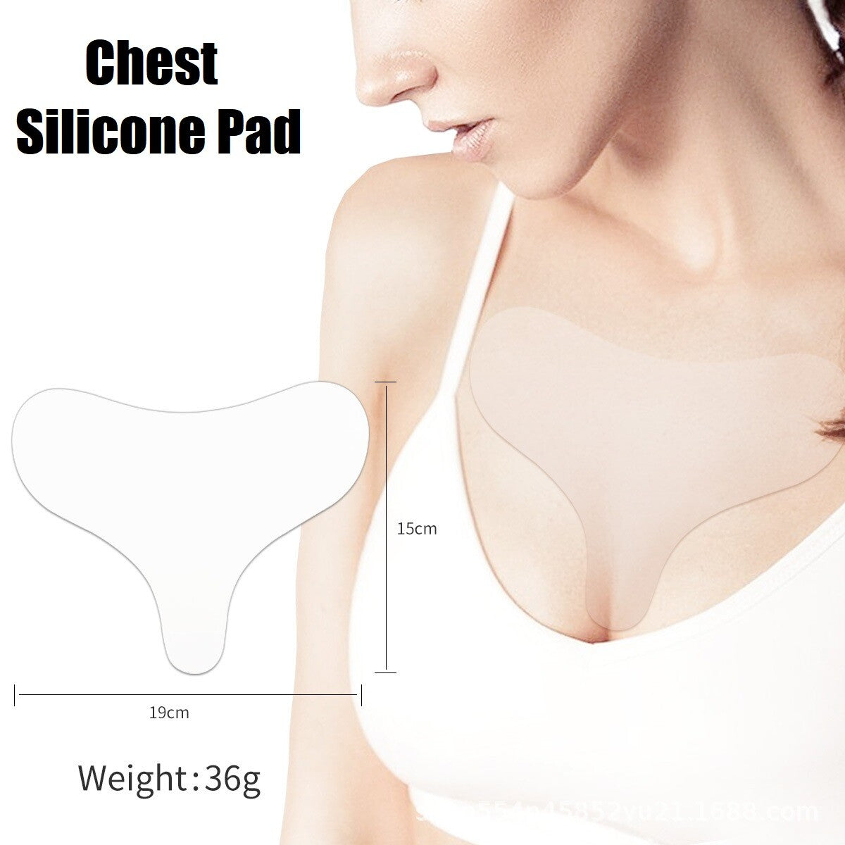 Reusable Silicone Face, Neck & Chest Wrinkle Lift Pads Set - Anti-Aging Skin Care
