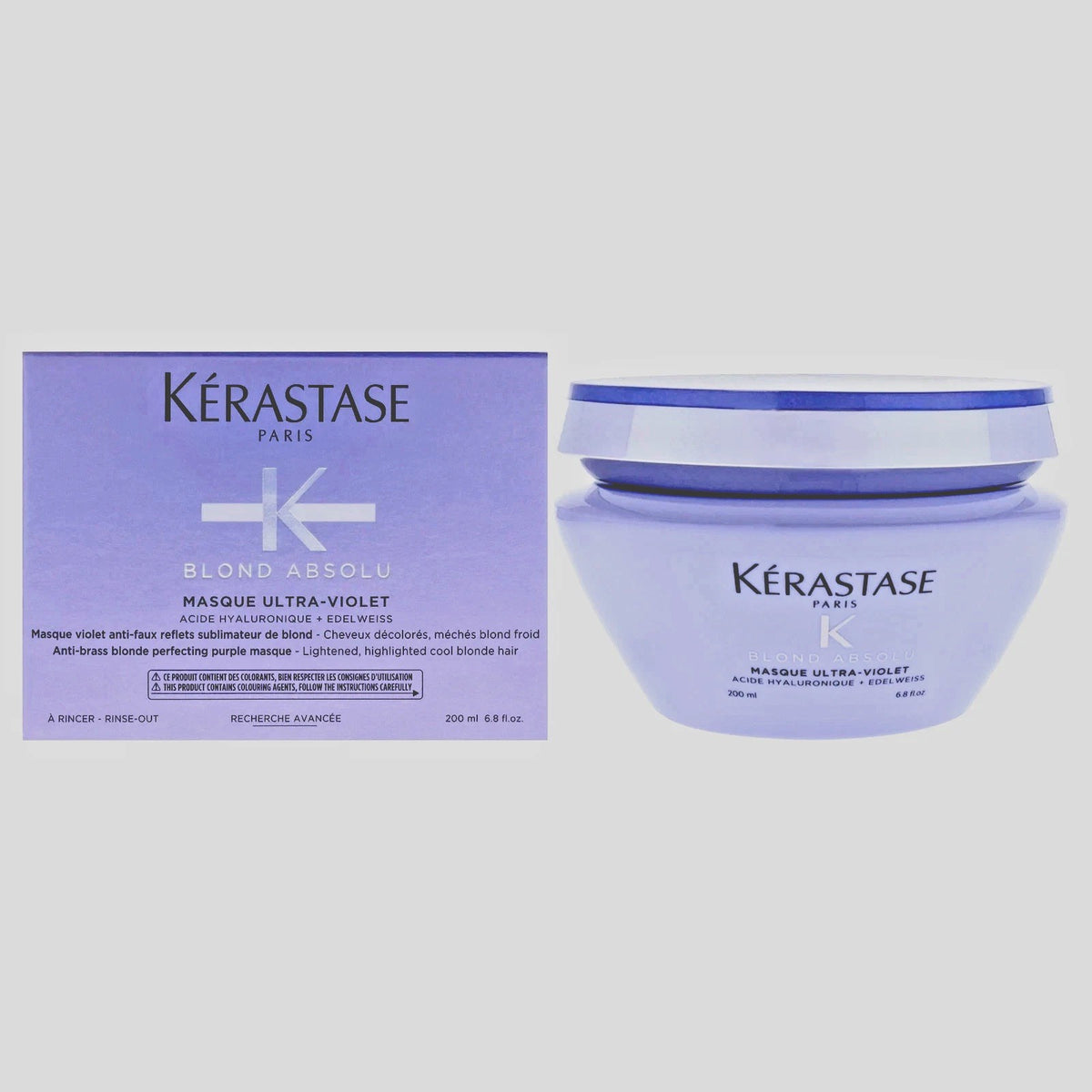 Purple Hair Mask for Blonde Hair - 200ml Ultra Violet Deep Conditioner
