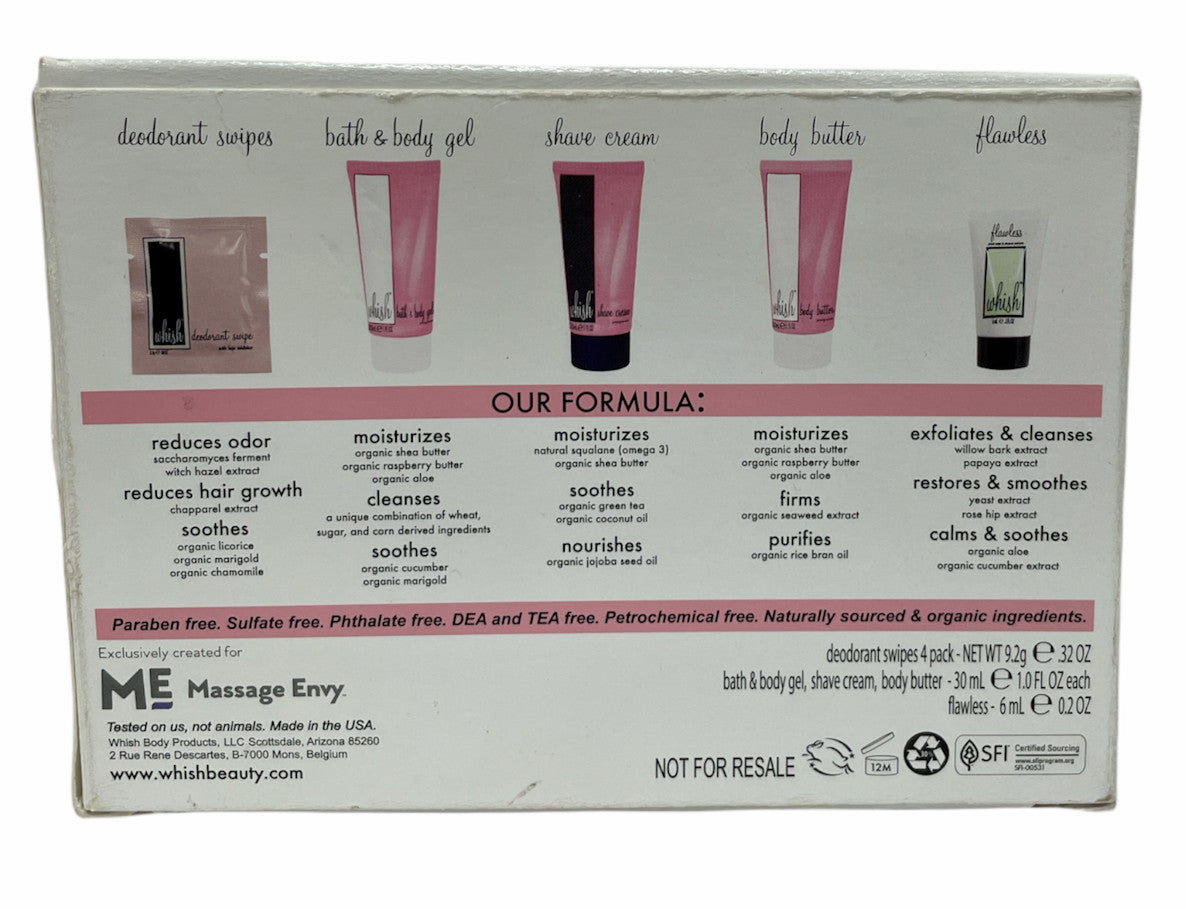 Massage & Relaxation Body Care Kit - 5 Piece Set, New in Box